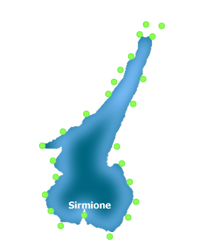 Gardasee Karte mit Links zu allen Orte