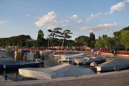 Lazise Gardasee Panoramablick