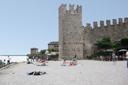 Sirmione die Strände