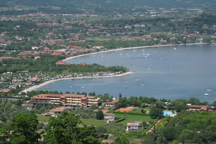 Manerba panoramic view of the Gulf